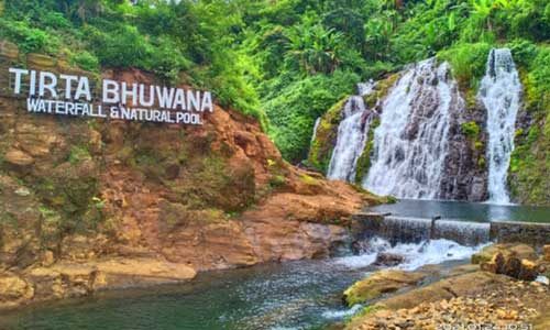 Objek Wisata Air Terjun Tirta Buana Di Buleleng Bali Utara